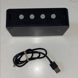 Black Portable Bluetooth Speaker